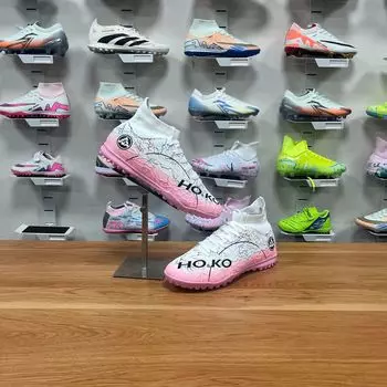 New high-top football shoes, youth adult game football shoes, adult student spike training shoes 38