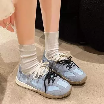 Новые популярные цветные повседневные вулканизированные туфли, парусиновые туфли на шнуровке, женские туфли с круглым носком, весна и осень 35