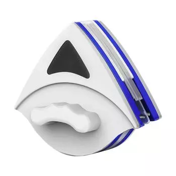 New Household Office Special Window Cleaner Magnetic Glass Window Cleaning Tool Automatic Water Discharge Double-Layer Wiper