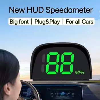 New HUD GPS Head Up Display Speedometer Odometer Car Digital Speed MPH Universal