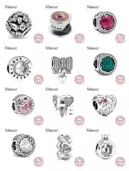 New I Love Mom Pink White Spcer Coffee Cup Bead Fit Original Charms Silver 925 Bracelet For Women Fashion Jewelry