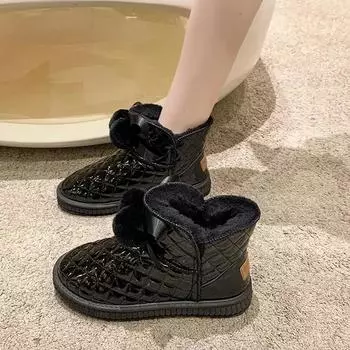 New In Chunky Plus Warm Snow Boots for Women Platform Woman Shoes Winter Waterproof Non Slip Sale on Offer High Quality Work Hot 36