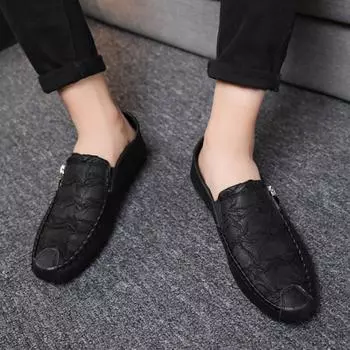 Новые мужские повседневные туфли высокого качества, модные кожаные туфли для мужчин, элегантные туфли без застежек, размер 45, удобные, классические, оригинальные, распродажа 39