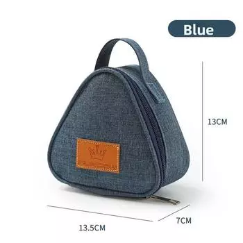 New Insulated Bag Rice Ball Bag Triangle Lunch Bag Milk Sandwich Egg Breakfast Bag Spot Insulated Bag Small
