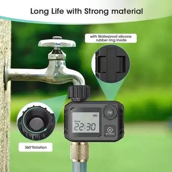 New intelligent watering timer, automatic timed irrigation system, outdoor home garden lawn greenhouse supplies