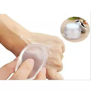 New Jelly Powder Puff Non-Latex Puff Silicone Powder Puff BB Cream Powder Puff Beauty Makeup Tool Does Not Absorb Powder Random color