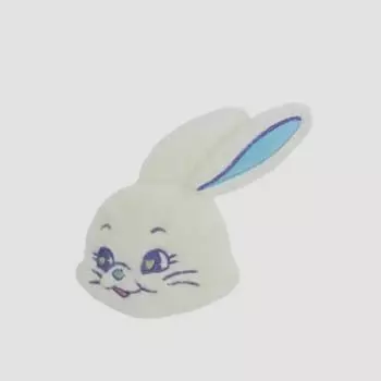 Новый пушистый брелок Jins белого цвета