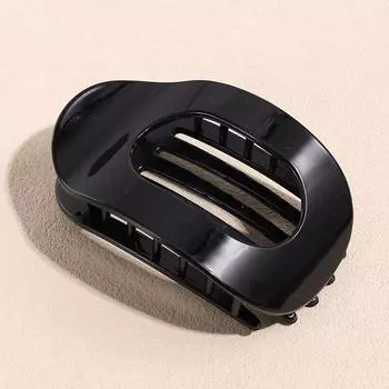 New Korean Acetate Fibre Elliptic Hair Clip for Women Girls Leopard Print Large Barrettes Trendy Hair Accessories Styling Tools