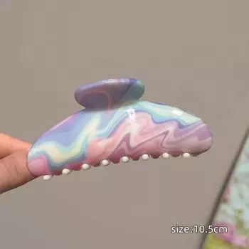 New Korean Gradient Hair Claw Clip for Women Large Thick Hair Shark Clip Hairpin Barrettes Fashion Girl Hair Accessories