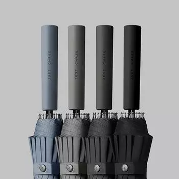 Новый большой 24-каратный мужской зонт, деловой ветрозащитный зонт 114 см, длинный пляжный зонт от дождя, сильный роскошный уличный большой зонт для гольфа, зонтик