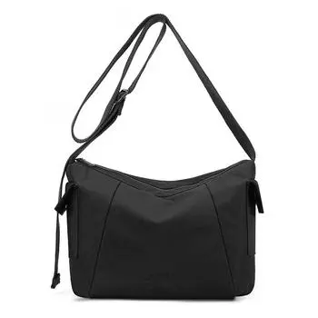 New large-capacity messenger women s bag, textured commuter simple and versatile shoulder bag