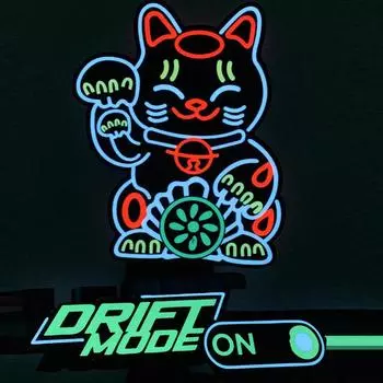 New Led Light-Emitting Wanted Window Sticker Windshield Sticker Decorative Car Accessories Light Board Without Battery for Car