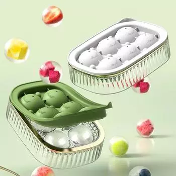 New Light Luxury Whiskey Round Ice Hockey Quick Freeze Easy Release Household Food Grade Ice Grid