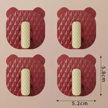 New line Hook Free Punching Creative Bathroom Coat Hat light luxury Hooks Behind The Door Hotel Wall Hanging Hooks