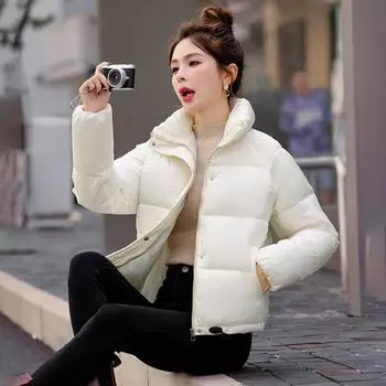 New loose plus size cotton clothes women s winter padded jackets women s trendy ins winter coats women s thick cotton clothes women s short style M