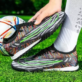 New low-top football shoes men s adult sports AG long TF broken nails student youth game training shoes 35