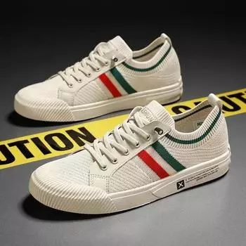 New Luxury Men s Sneakers Autumn Fashion Casual Shoe Outdoor Flat Walking Loafers Men s Comfortable Sport Shoes Chaussure Hommes 39 бежевый