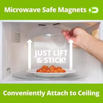 New Magnetic Microwave Anti Splatter Cover Plate Guard Lid Guard Lid With Steam Vent