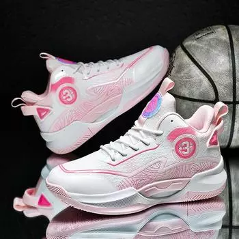 New mandarin duck basketball shoes, boys, teenagers, primary and secondary school children, students, competition, actual sports training shoes 35