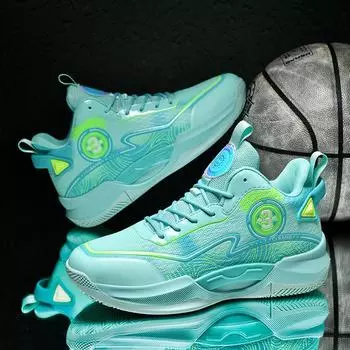 New mandarin duck basketball shoes, boys, teenagers, primary and secondary school children, and students play actual sports training shoes 35