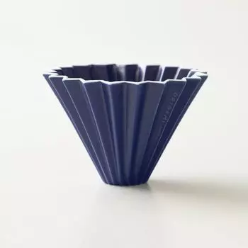 New matte color ORIGAMI Dripper with box and engraving Holder sold separately (MAT NAVY, S size)