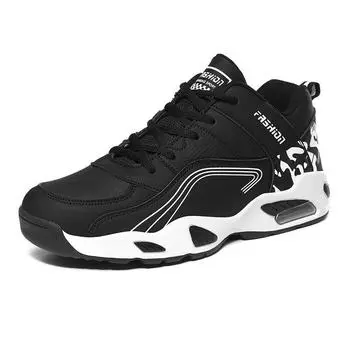 новые мужские кожаные туфли кроссовки трендовая повседневная обувь зимняя дышащая мужская обувь для отдыха нескользящая обувь мужская теплая обувь 42