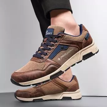 New Men Retro Shoes High Quality Breathable Flats Lace Up Leisure Big Size 48 Comfort Non Slip Skateboard Casual Shoes Men 39 синий