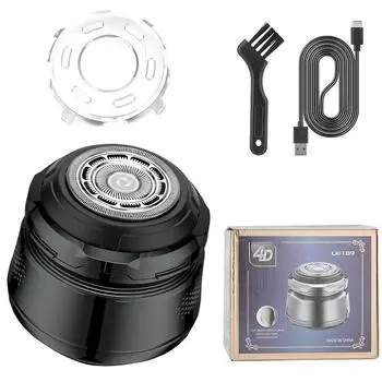 Новая мужская лысая электробритва артефакт перезаряжаемая бритва домашняя самопомощь бритва для волос чёрный