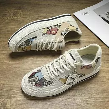 New men s board shoes straw shoes corduroy fisherman shoes youth sports non-slip light work soft-soled cloth shoes 39 зелёный