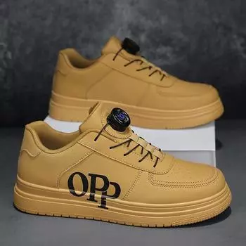 New Men s Casual and Personalized Sports Shoes, Breathable Leather Shoes, Men s Fashionable Flat Skateboard Shoes Hard-Wearing 39