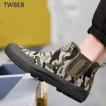 New Men s Casual Sneakers, High-top Comfortable Breathable Shoes, Durable and Non-slip Training Shoes with Rubber Sole for Men 36 чёрный