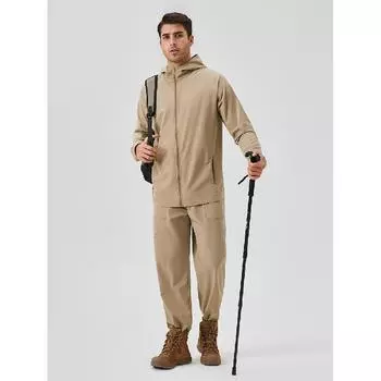 New Men S Fitness Base Pants With Pockets For Running Training Sports Elasticity Outdoor Leisure Sweat Wicking Quick Drying Pants S чёрный