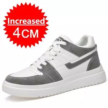 New Men s Inner Heightening Shoes Leather Sports Casual Shoes Invisible Height Increasing Shoes Men Sport Elevator 6CM 8CM 10CM 36