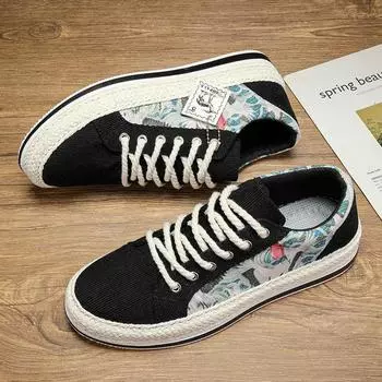 New men s personalized fashion board shoes men s flat bottom low top trendy shoes student straw corduroy cloth shoes fisherman shoes 39 бежевый