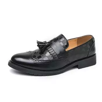 New men s pointed leather shoes men s youth fashion British business dress casual men s shoes 38