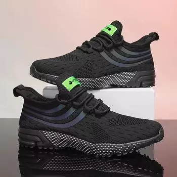 New Men s Running Shoes Durable Mesh Surface Design Breathable Odor Proof Anti Slip Sole Gym Training Tennis Straps Casual Shoes 41