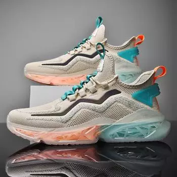 Новые мужские кроссовки сетчатые спортивные туфли с низким верхом повседневная обувь оптовая продажа модная мужская обувь 40 белый