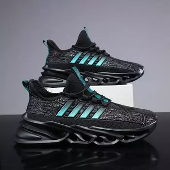 New men s shoes blade tide shoes autumn casual running breathable shock absorption sports shoes large size 46 Putian net shoes 39 белый