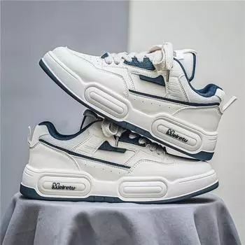 New Men s Shoes Fashionable Thick-soled Sneakers Trendy and Versatile Sports and Leisure Men s Shoes Tennis Training Shoes 39 чёрный