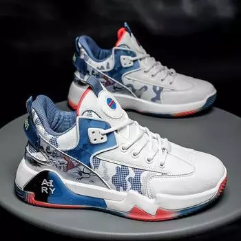 New Men s Shoes Outdoor Trendy Fashion Sneaker High-Top Casual Student Basketball Shoes Running Sports Men s Shoes 39