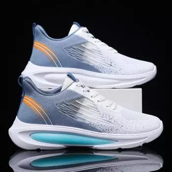 New Men S Shoes Summer Breathable Mesh Shoes Men S Summer Thin Men S Casual Shoes Running Mesh Sneakers Men S 39 синий