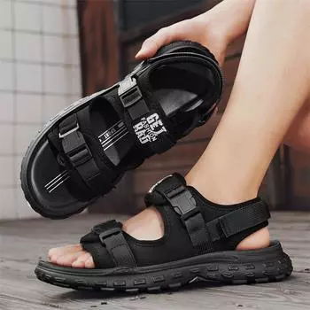 New men s summer soft-soled non-slip sports beach shoes casual men s shoes breathable sandals trendy shoes 39