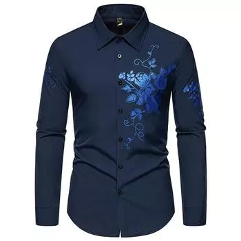 New Men s Triangular Neck Long Sleeve Shirt Youth Handsome Bottom Shirt S