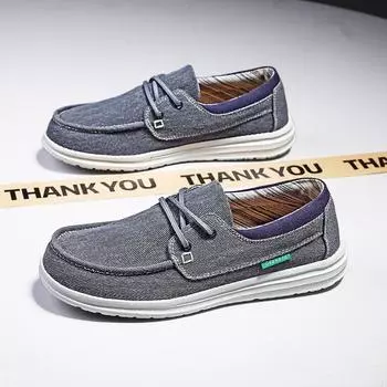 New Men Vulcanize Casual Shoes Fashion Soft Canvas Shoes Breathable Men s Walking Flat Sneakers Outdoor Light Men s Shoes 39 хаки