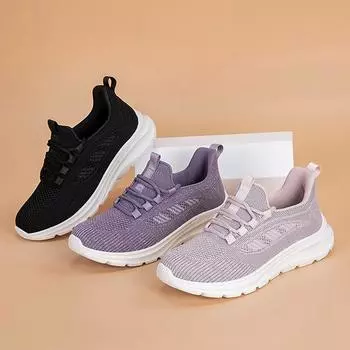 New mesh shoes non-slip soft-soled elderly shoes women s shoes comfortable and breathable casual shoes walking shoes middle-aged and elderly sports s 35