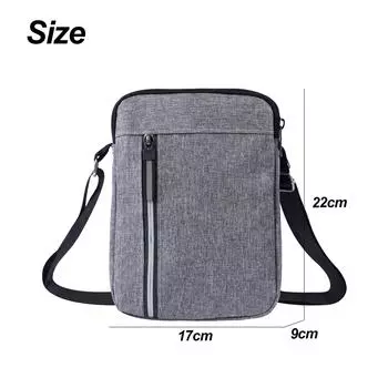 New messenger bag casual fashion versatile business shoulder bag men and women go out high sense messenger bag чёрный
