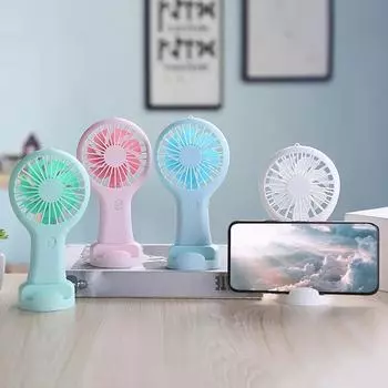 New Mini fan USB Charging fan Handheld Fan Portable fan Creative Mini Handheld fan чёрный