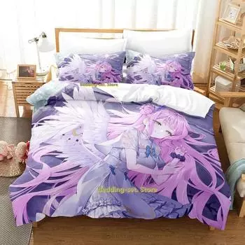 New Misono Mika Bedding Set Single Twin Full Queen King Size Bed Set Adult Kid Bedroom Duvetcover Sets Anime parure de lit Bed 70x133cm 2pcs