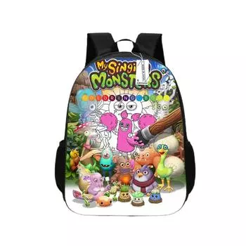 Новая школьная сумка Monster Concert для мальчиков и девочек, большая вместимость, мультяшный рюкзак, детская сумка, прочная, мягкая, Mochila, детский подарок