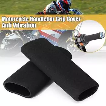 New Motorcycle Foam Anti-Vibration Comfort Handlebar Grip Cover For 1.25-1.45 Grips